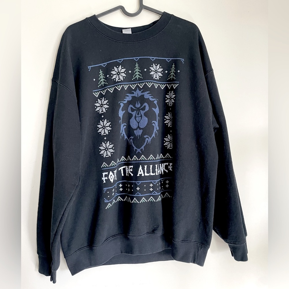 For The Alliance Ugly Christmas Crewneck